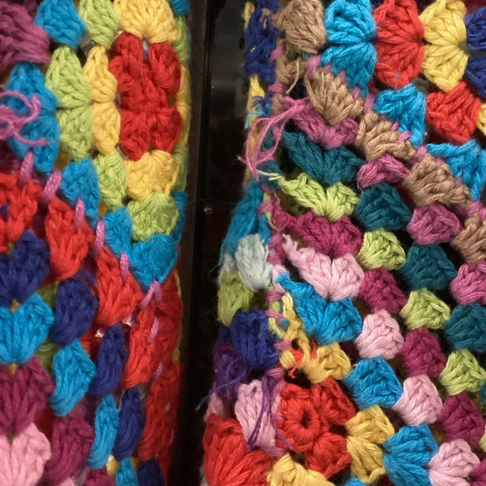 SPELL and the Gypsy Carnaby Colorful Crochet Crop Top M/L - Picture 11 of 16